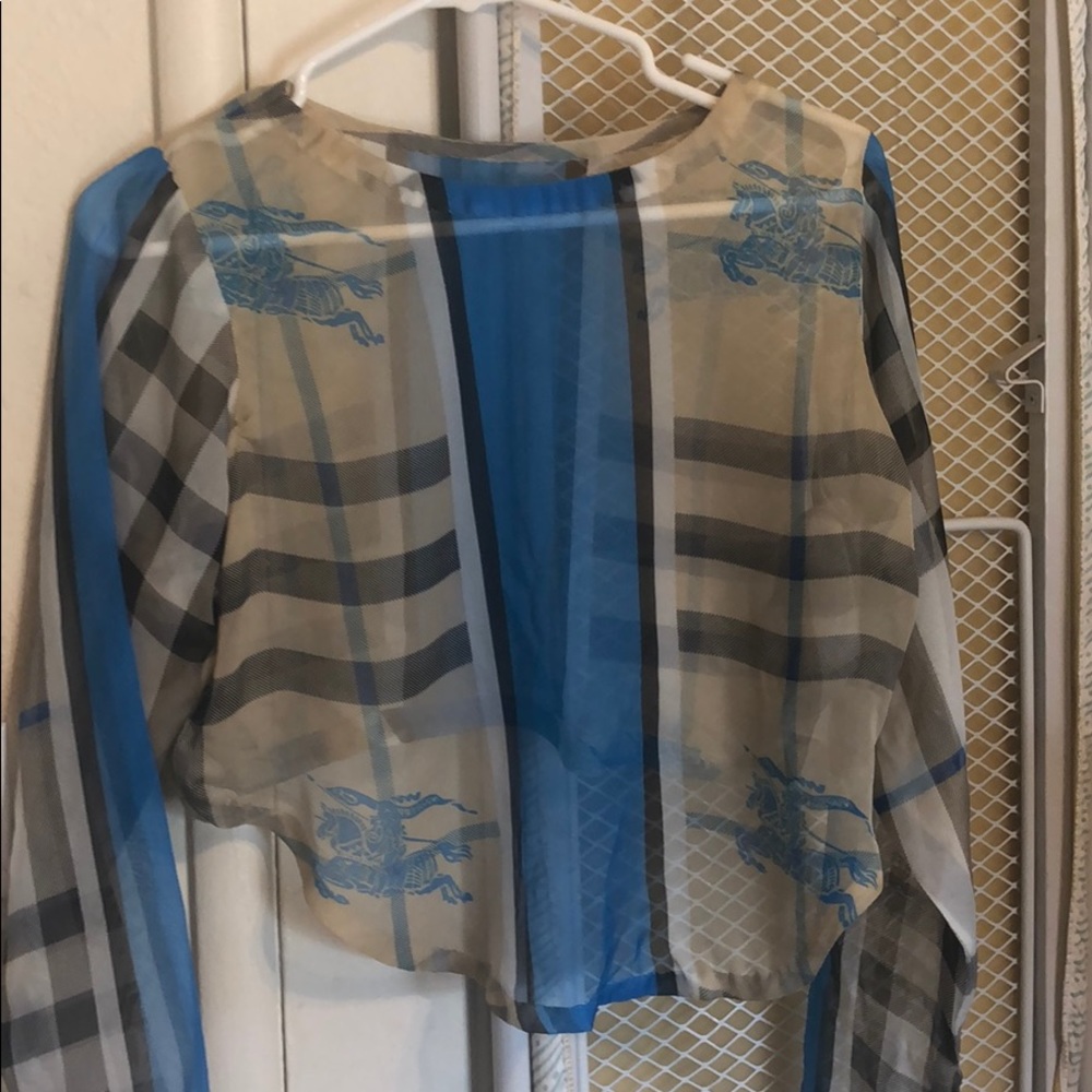 Burberry prorsum crop top